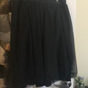 Jet Black TuTu Toole Skirt